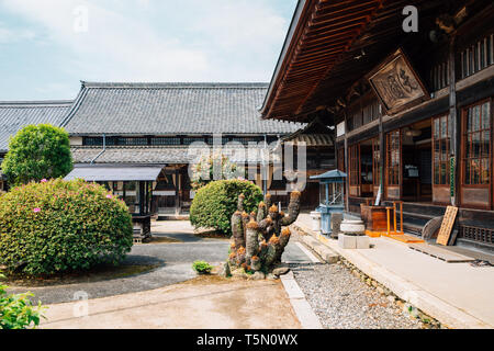 Ehime, Shikoku, Japan - 22. April 2019: Kosho-ji Tempel in der Stadt Uchiko Stockfoto