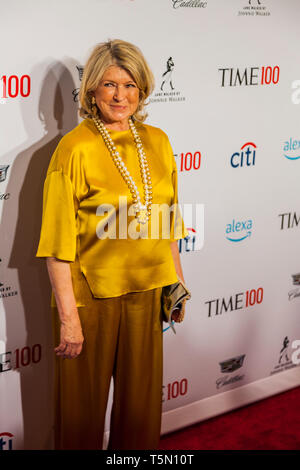 Martha Stewart nimmt Zeit 100 Gala am 23. April in New York City Stockfoto