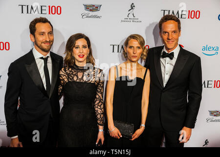 James Monsees & Adam Bowen besuchen ZEIT 100 Gala am 23. April in New York City Stockfoto