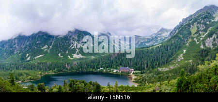 Schönen See Poprad in der Slowakei Stockfoto