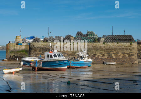 Hafen von Newquay, Newquay, Cornwall, England Stockfoto