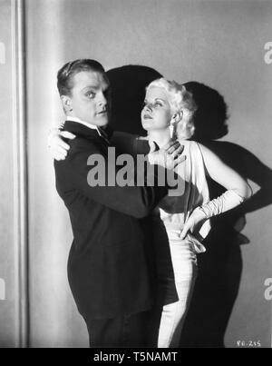 James Cagney als Tom Befugnisse Jean Harlow als Gwen allen DIE PUBLIC ENEMY Direktor 1931 William A. Wellman Warner Bros. Stockfoto