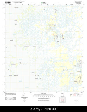 USGS TOPO Karte Florida FL Ozello 20120813 TM Wiederherstellung Stockfoto