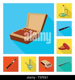Zigarre, Hookah, Schnupftabak, elektronische, Streichholzschachtel, Mundstück, Box, Shisha, Lieferung, Filter, Bong, Halter, Papier, Glas, Zubehör, Pulver, Kapazität, retro, Karton, Apparate, Eleganz, Behandlung, Brennen, Paket, Bar, Asche, Lang, Pack, Rauch, Statistiken, verweigern, Stop, anti, Gewohnheit, Zigaretten, Tabak, Gesundheit, Nikotin, Set, Vector, Icon, Illustration, isoliert, Sammlung, Design, Element, Grafik, Zeichen, flach, Schatten, Vektor, Vektoren, Stock Vektor