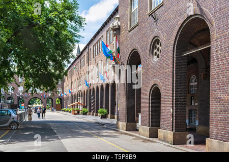 Szeged, Ungarn, 28. Juni: linker Flügel der alten Gebäude der medizinischen Fakultät der Universität Szeged in Szeged, 28. Juni 2018. Stockfoto