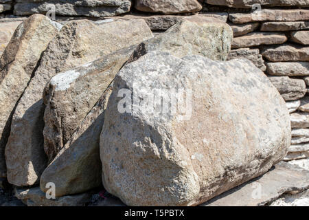 Alte Stein Schweinestall Wales Stockfoto