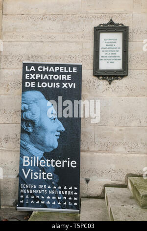 Die EXPATIORY KAPELLE, PARIS Stockfoto