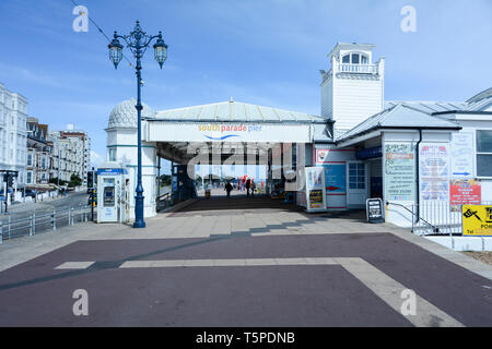 South Parade Pier, Fareham, Hampshire, England, Großbritannien Stockfoto