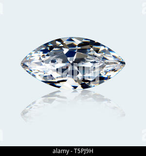 Diamond, Octagon Cut Edelstein, Marquise Diamant Stockfoto