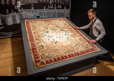 London Grossbritannien 26 April 2019 Eine Bakshaish Teppich C