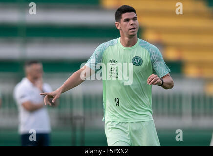 SC-Split - 04/26/2019 - Chapecoense Schulung - Vini Freitas während des Trainings im Arena Cond Foto: Matheus Sebenello/AGIF Stockfoto