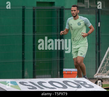 SC-Split - 04/26/2019 - Chapecoense Training - Enkel während der Ausbildung bei Arena Cond Foto: Matheus Sebenello/AGIF Stockfoto