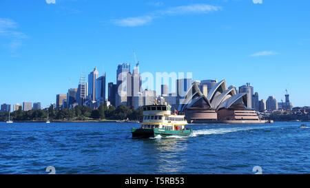 Blick auf die Stadt Sydney Stockfoto