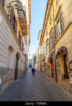 Tirano (Italien) - Eine kleine mittelalterliche Stadt in der Provinz Frosinone, der "Stadt der Päpste"; es war die Residenz des Papstes von Rom Stockfoto