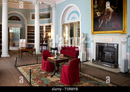 Die Robert Adam Bibliothek, Kenwood House Stockfoto
