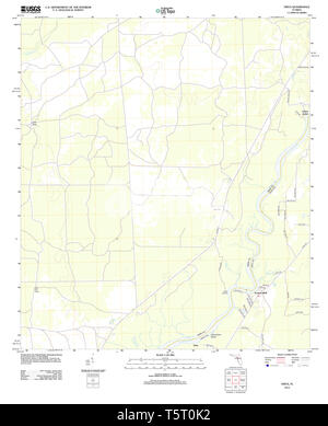 USGS TOPO Karte Florida FL Vista 20120808 TM Wiederherstellung Stockfoto