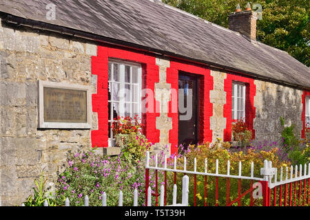 Irland, County Meath, Slane, Francis Ledwidge Haus und Museum. Stockfoto