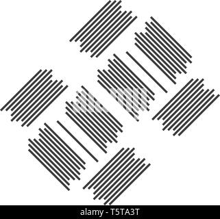 Ein Bild von geraden Linien parallel in einem Muster vector Farbe, Zeichnung oder Abbildung gezeichnet Stock Vektor