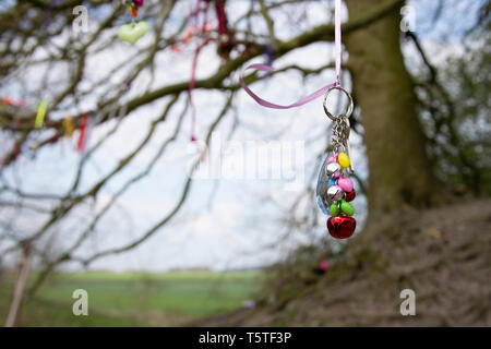 JRR Tolkiens Bäume, Avebury, Wiltshire Stockfoto