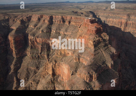 Antenne des Grand Canyon West Rim Stockfoto