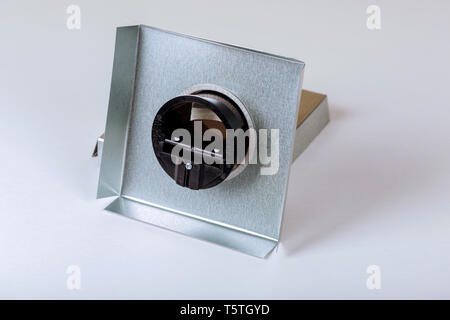 Cook Haube Absaugung Ventilator im Zimmer neue Lüftung Plastikhaube Stockfoto