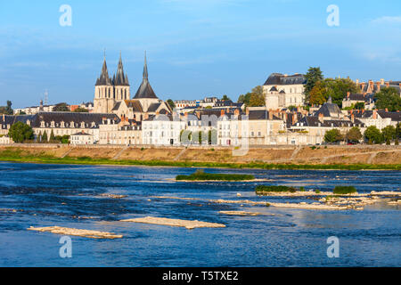 St. Nikolaus Kirche in Blois City in Frankreich Stockfoto