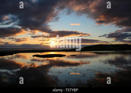 Irland hat viele schöne Gesichter. Von Dublin über Kilkenny zu den wilden Atlantik Weg Stockfoto