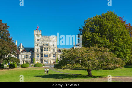 Kanada, British Columbia, Colwood, Hatley Park National Historic Park, Schloss Stockfoto