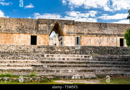 Uxmal, einer alten Maya Stadt der klassischen Periode im heutigen Mexiko Stockfoto