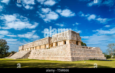 Governor's Palace At Uxmal in Mexiko Stockfoto