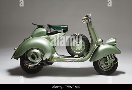 Moto d'epoca Vespa Sei Giorni. Scooter. Marca: Piaggio Vespa modello: ei Tage "nazione: Italia - Genova - Pontedera Anno: 1951 condiz Stockfoto