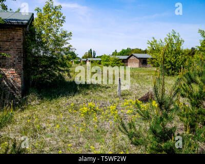 Oranienburg-Sachsenhausen Überreste des sowjetischen Speziallagers 1945-1950 n° 1 und N° 7, Oranienburg, Deutschland Stockfoto