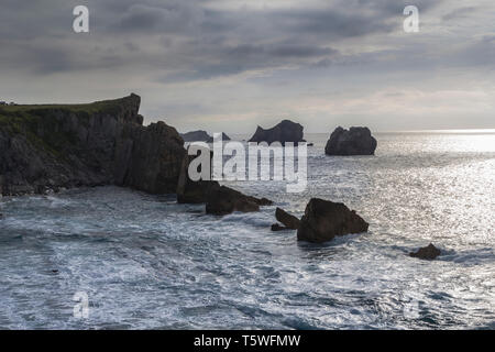 Playa La Arnía Stockfoto