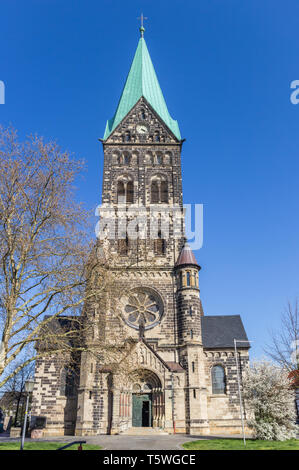 Vor der St. Martinus Kirche in Herten Westerholt, Deutschland Stockfoto