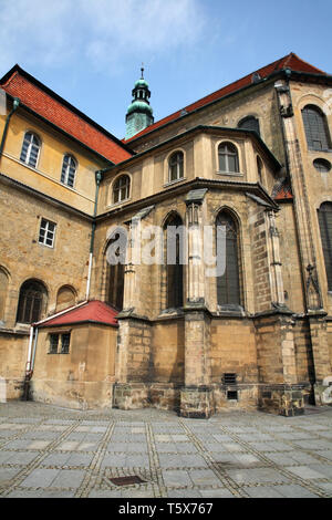 Kirche der Himmelfahrt der Jungfrau Maria in Klodzko. Polen Stockfoto