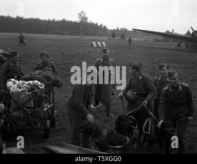 Wehrmacht Luftwaffe Junkers Ju 52/Ju 52/3 m g 4 e 2. Weltkrieg - Deutsche Luftwaffe Junkers Ju 52 2. Stockfoto