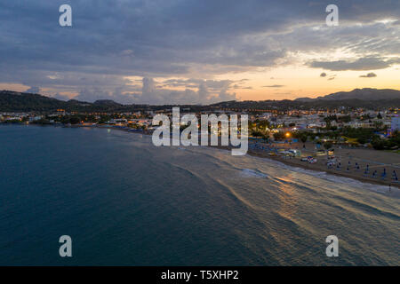 Griechenland, Rhodos, Faliraki, Küstenlandschaft Stockfoto