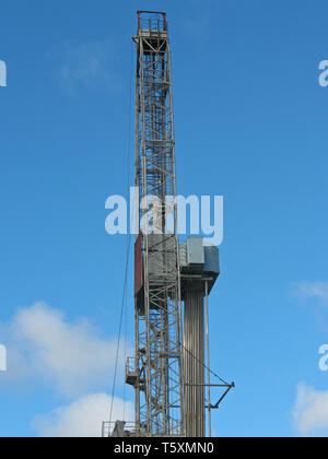 Öl Meißel in Westsibirien. Stockfoto