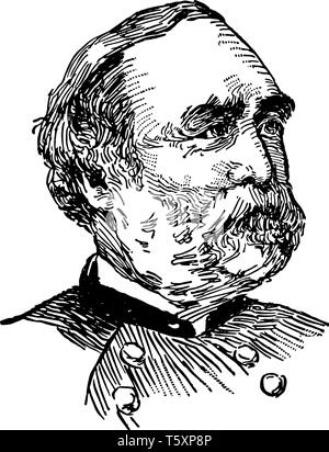 Montgomery Meigs Cunningham 1816 bis 1892 war er eine Karriere United States Army officer Bauingenieur und quartermaster General der US Army vintage Stock Vektor