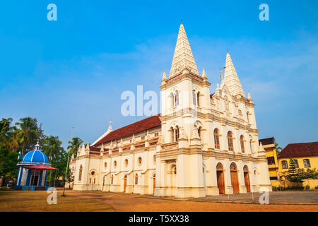 Santa Cruz Basilika oder Römisch-katholischen Diözese Cochin Kirche in Fort Kochi in Cochin, Indien Stockfoto