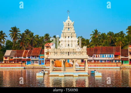 Thanumalayan oder Sthanumalayan Tempel ist eine wichtige Hindutempel in Suchindram in der Nähe von Kanyakumari in Tamil Nadu, Indien Stockfoto