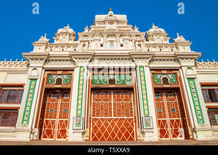 Jayachamarajendra oder jaganmohan Kunst Galerie im Zentrum der Stadt Mysore in Indien Stockfoto