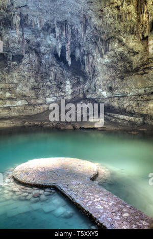 Suytun Cenote, Yucatan, Mexiko Stockfoto