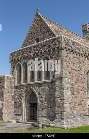 St. Columba Abtei auf der Insel Iona, Argyll und Bute, Schottland Stockfoto