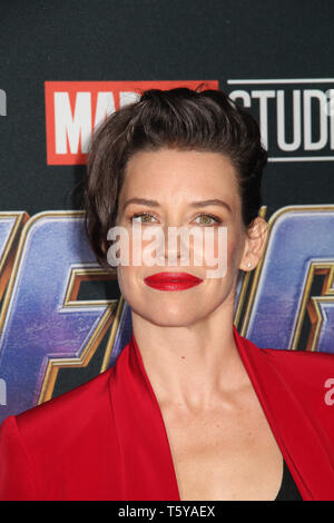 Evangeline Lilly 04/22/2019 Die Weltpremiere von "Marvel Studios" Avengers: Endgame' im Los Angeles Convention Center in Los Angeles, CA Foto: Cronos/Hollywood Nachrichten gehalten Stockfoto