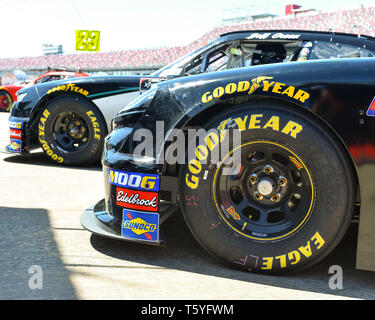 Talladega, AL, USA. 27 Apr, 2019. Goodyear Eagle Reifen am Geld Lion 300 in Talladega Super Speedway in Talladega, AL. Kevin Langley/Sport Süd Media/CSM/Alamy leben Nachrichten Stockfoto