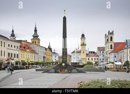 Slowakischen Nationalen Aufstandes Platz in Banska Bystrica. Slowakei Stockfoto