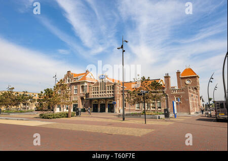 Zandvoort aan Zee Bahnhof, Niederlande Stockfoto