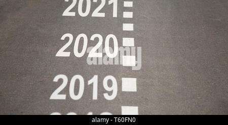 2020 Jahr kommt Konzept Stockfoto