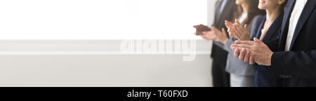 Business Gruppe applaudieren Stockfoto